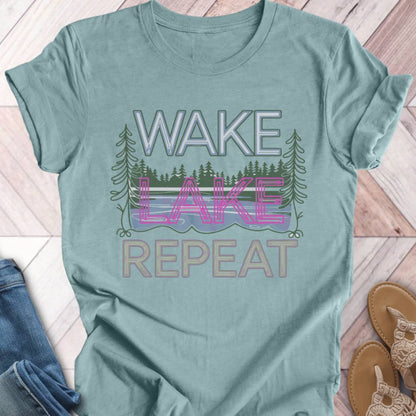 Wake Lake Repeat T-Shirt