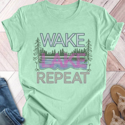 Wake Lake Repeat T-Shirt