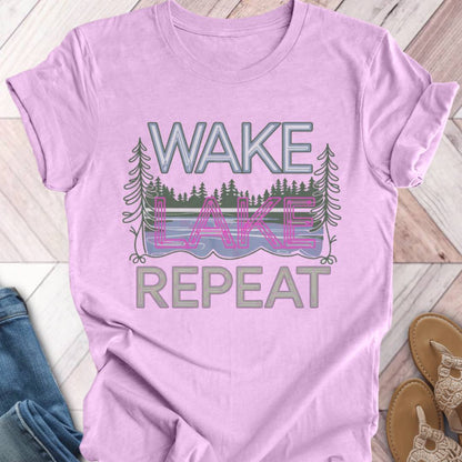 Wake Lake Repeat T-Shirt