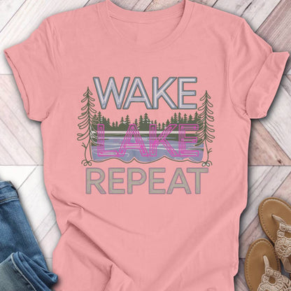 Wake Lake Repeat T-Shirt
