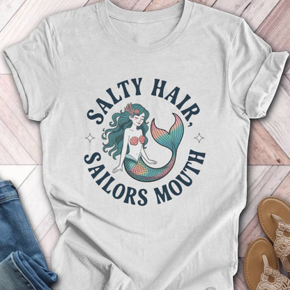 Sailors Mouth Turquoise Mermaid T-Shirt