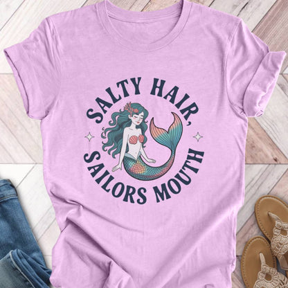 Sailors Mouth Turquoise Mermaid T-Shirt