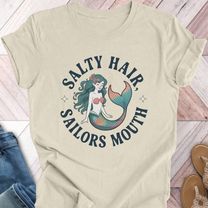 Sailors Mouth Turquoise Mermaid T-Shirt