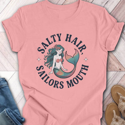 Sailors Mouth Turquoise Mermaid T-Shirt