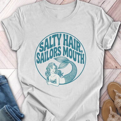 Sailors Mouth Lounging Mermaid T-Shirt