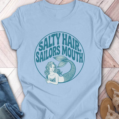 Sailors Mouth Lounging Mermaid T-Shirt