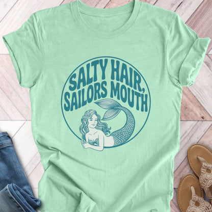 Sailors Mouth Lounging Mermaid T-Shirt