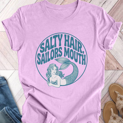 Sailors Mouth Lounging Mermaid T-Shirt