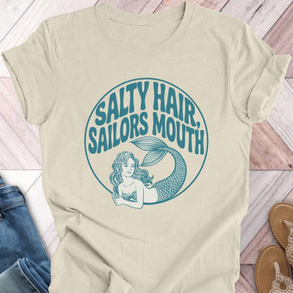 Sailors Mouth Lounging Mermaid T-Shirt