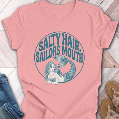 Sailors Mouth Lounging Mermaid T-Shirt