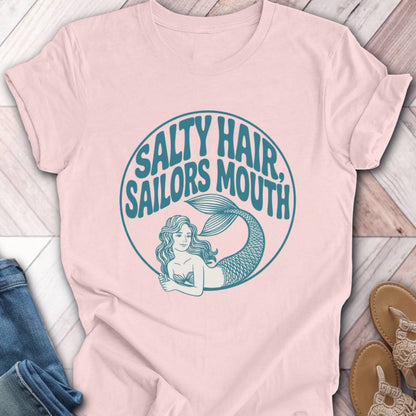 Sailors Mouth Lounging Mermaid T-Shirt