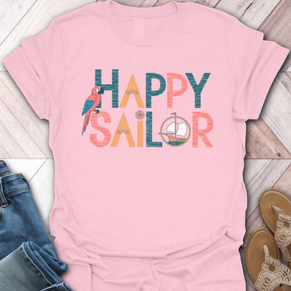 Happy Sailor Parrot T-Shirt