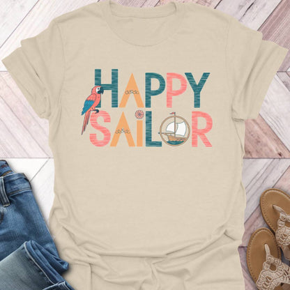 Happy Sailor Parrot T-Shirt