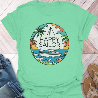 Happy Sailor Tropical T-Shirt