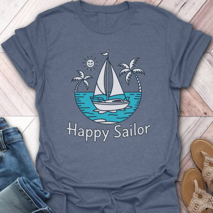 Happy Sailor Sun Smile T-Shirt