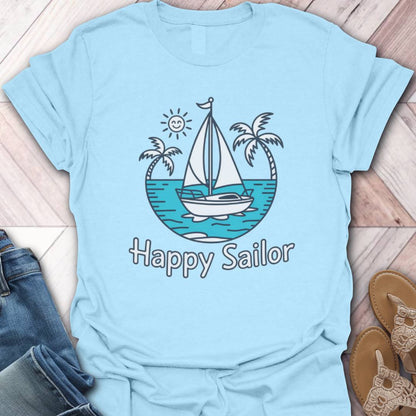 Happy Sailor Sun Smile T-Shirt