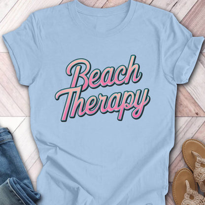 Beach Therapy Pink T-Shirt