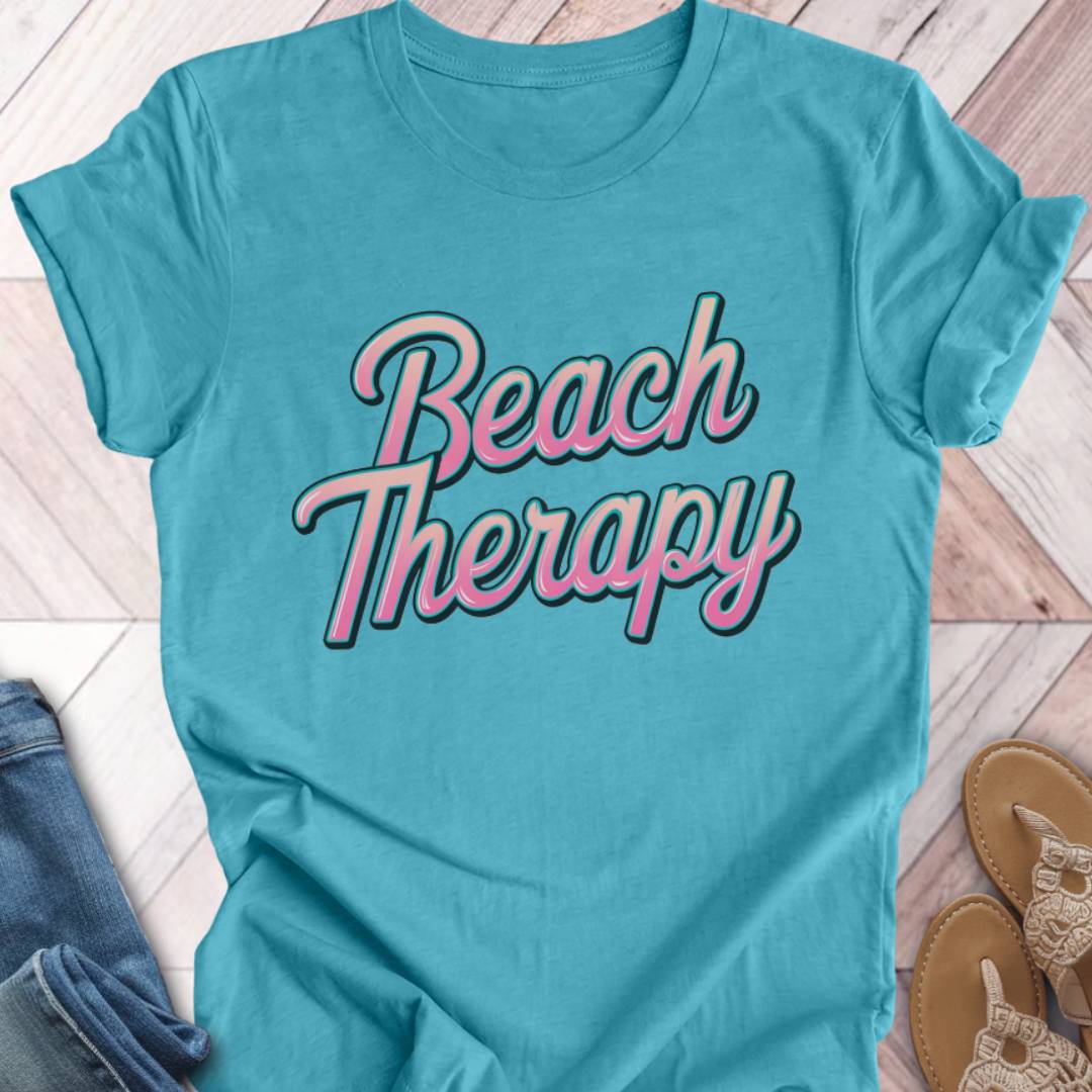 Beach Therapy Pink T-Shirt