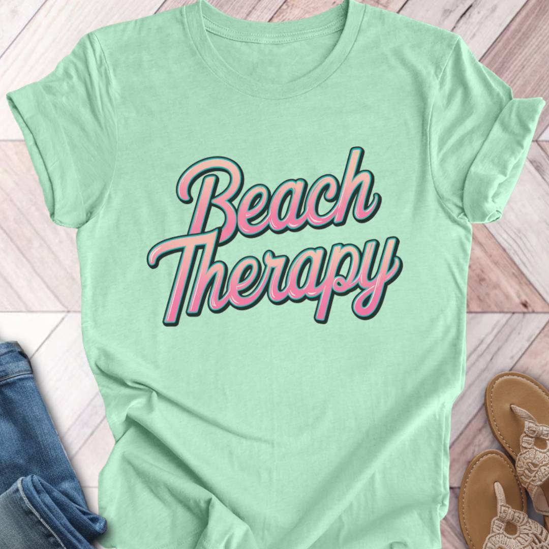 Beach Therapy Pink T-Shirt