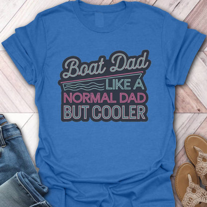 Boat Dad Waves T-Shirt