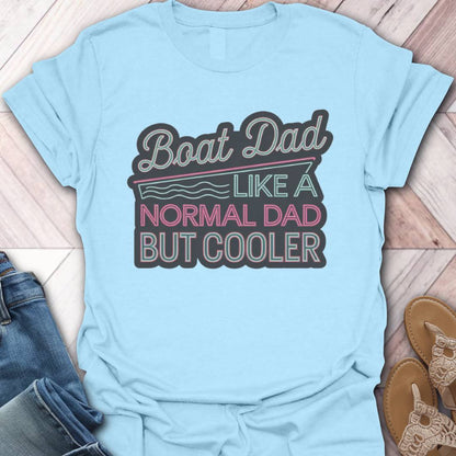 Boat Dad Waves T-Shirt