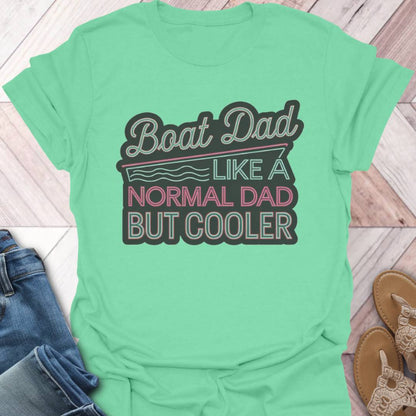 Boat Dad Waves T-Shirt