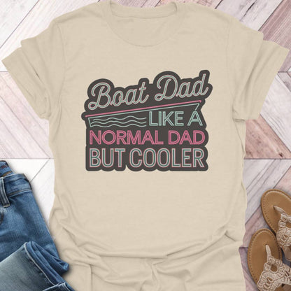 Boat Dad Waves T-Shirt