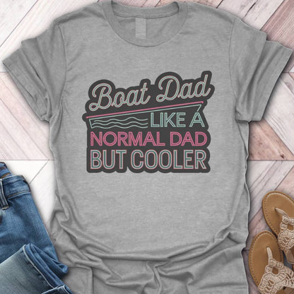 Boat Dad Waves T-Shirt