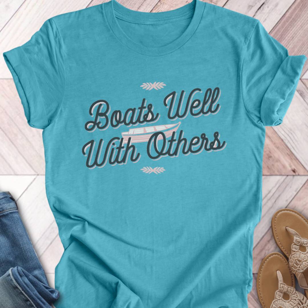 Boats Well Pink T-Shirt