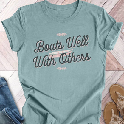 Boats Well Pink T-Shirt