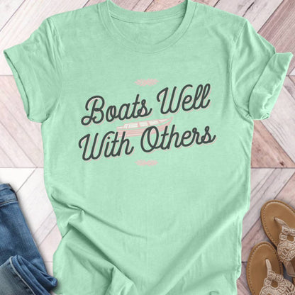 Boats Well Pink T-Shirt