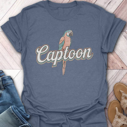 Parrot Captoon Vintage T-Shirt