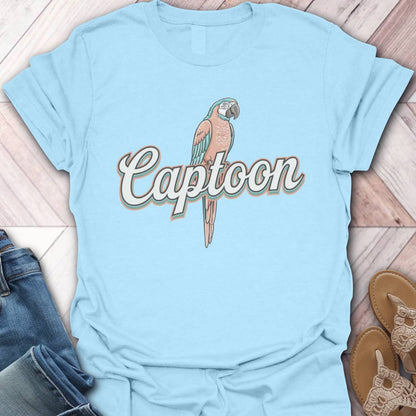 Parrot Captoon Vintage T-Shirt