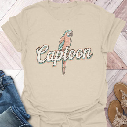 Parrot Captoon Vintage T-Shirt