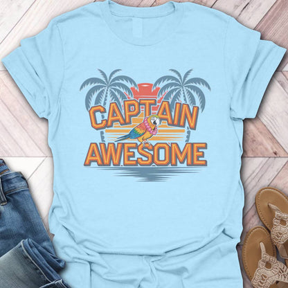 Captain Awesome Parrot T-Shirt