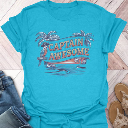 Captain Awesome Pirate T-Shirt