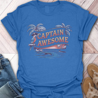 Captain Awesome Pirate T-Shirt