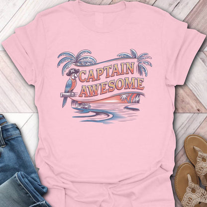 Captain Awesome Pirate T-Shirt