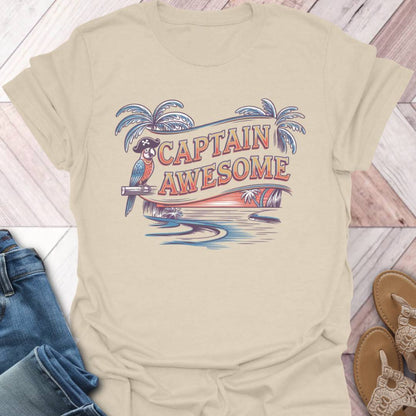 Captain Awesome Pirate T-Shirt