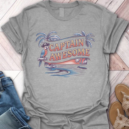 Captain Awesome Pirate T-Shirt