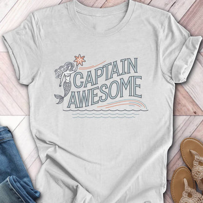 Captain Awesome Mermaid T-Shirt