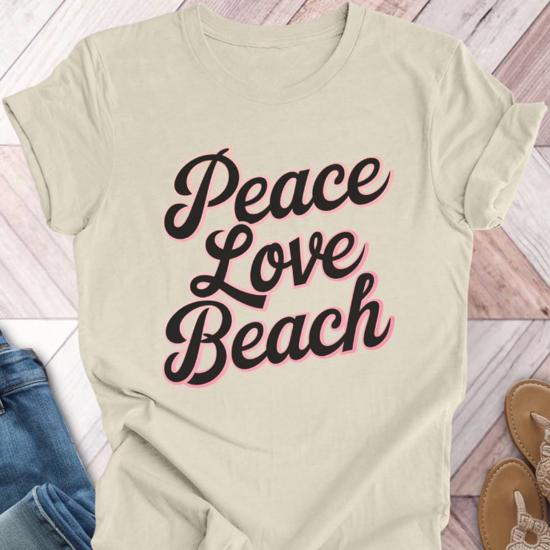 Peace Love Beach T-Shirt