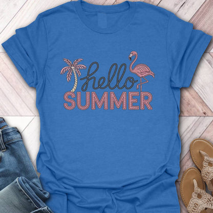 Hello Summer Flamingo T-Shirt
