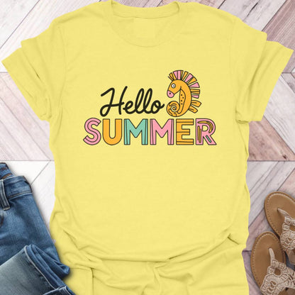 Hello Summer Seahorse T-Shirt