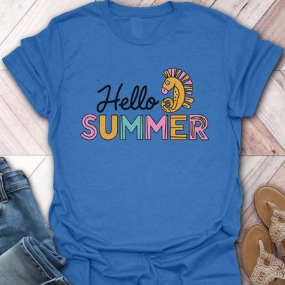 Hello Summer Seahorse T-Shirt