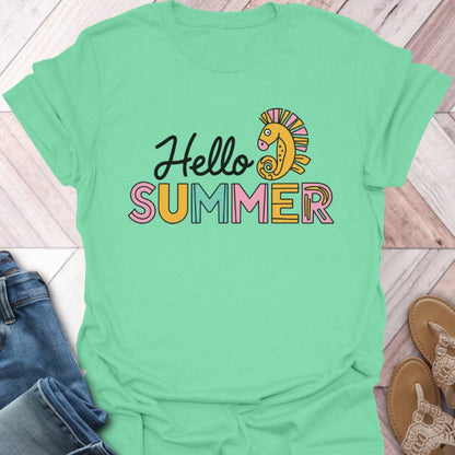 Hello Summer Seahorse T-Shirt
