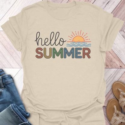 Hello Summer Sunrise T-Shirt