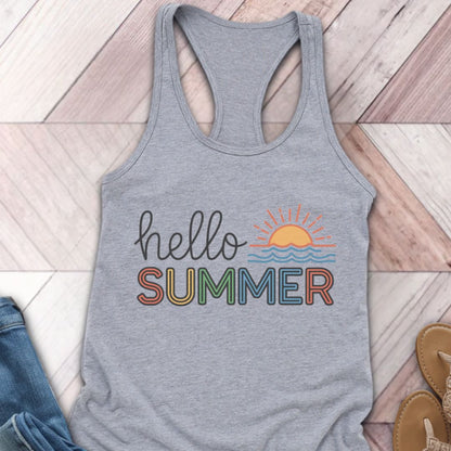 Hello Summer Sunset Tank
