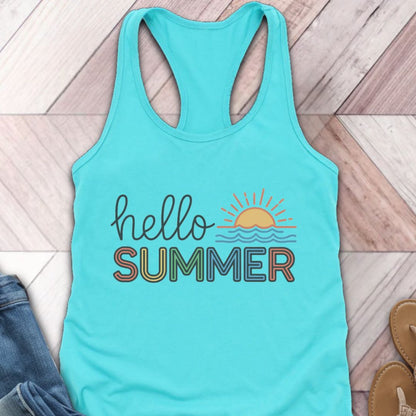 Hello Summer Sunset Tank