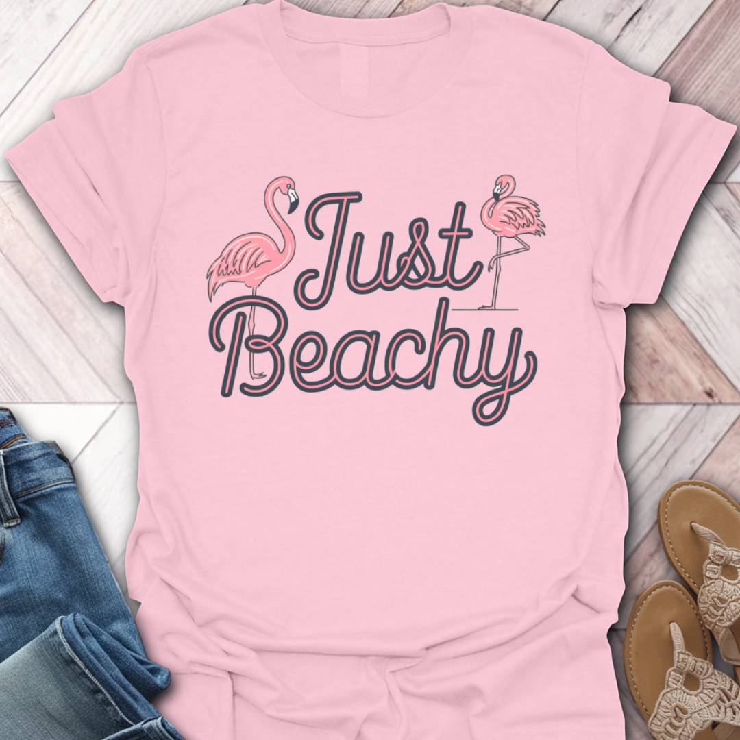 Just Beachy Flamingo T-Shirt